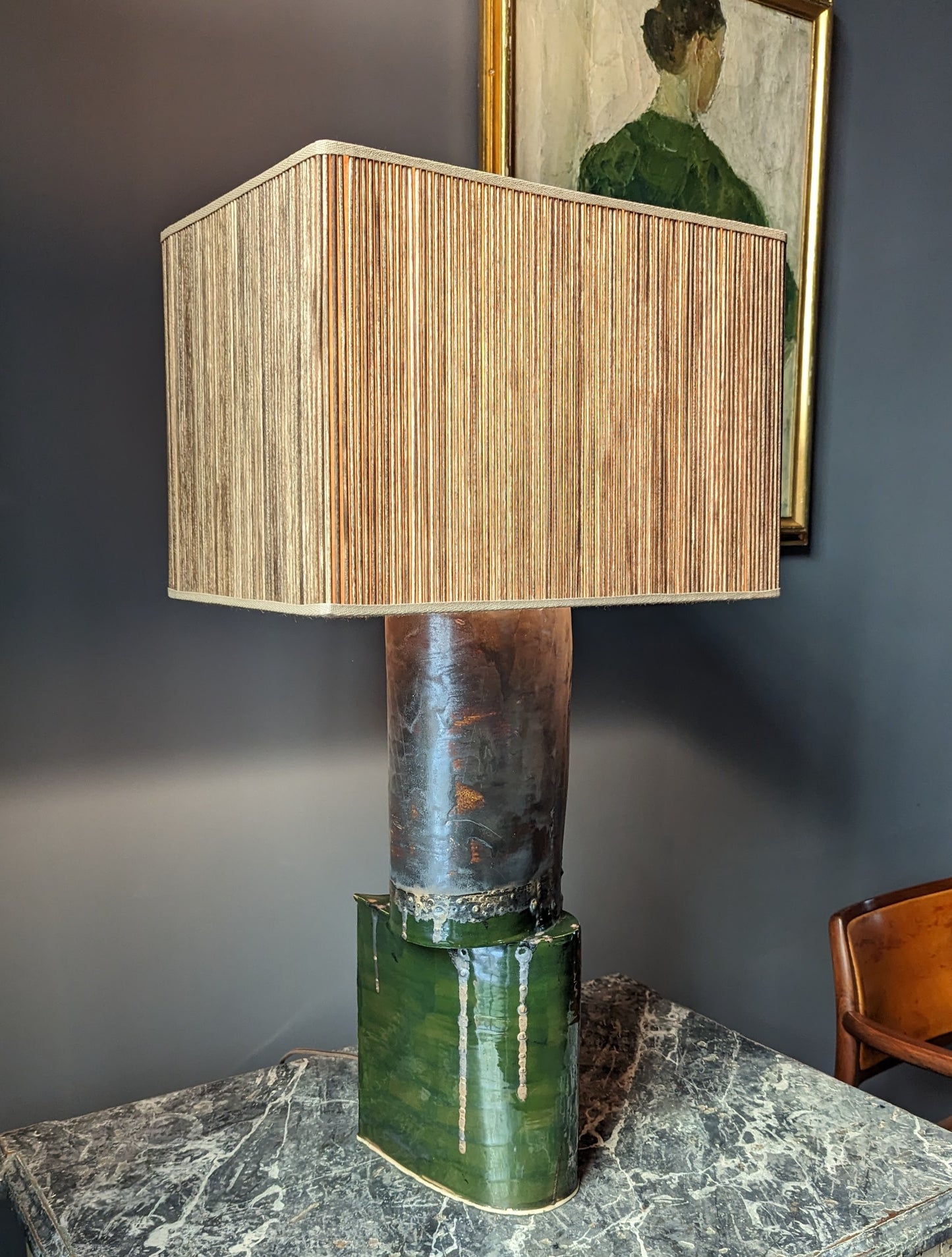 Happy Tears Two-Tiers Table Lamp with Shade